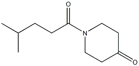 1-(4-methylpentanoyl)piperidin-4-one Struktur