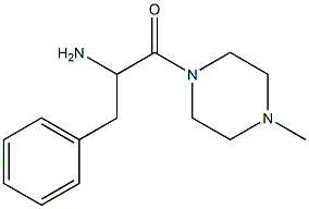 1-(4-methylpiperazin-1-yl)-1-oxo-3-phenylpropan-2-amine Struktur