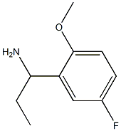 1-(5-fluoro-2-methoxyphenyl)propan-1-amine Struktur