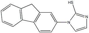 1-(9H-fluoren-2-yl)-1H-imidazole-2-thiol Struktur