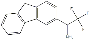 1-(9H-fluoren-3-yl)-2,2,2-trifluoroethan-1-amine Struktur