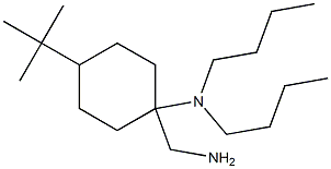 1-(aminomethyl)-N,N-dibutyl-4-tert-butylcyclohexan-1-amine Struktur