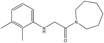 1-(azepan-1-yl)-2-[(2,3-dimethylphenyl)amino]ethan-1-one Struktur