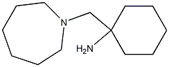 1-(azepan-1-ylmethyl)cyclohexan-1-amine Struktur