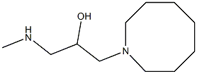 1-(azocan-1-yl)-3-(methylamino)propan-2-ol Struktur