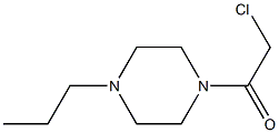 1-(chloroacetyl)-4-propylpiperazine Struktur