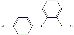 1-(chloromethyl)-2-(4-chlorophenoxy)benzene Struktur