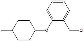 1-(chloromethyl)-2-[(4-methylcyclohexyl)oxy]benzene Struktur