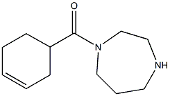 1-(cyclohex-3-en-1-ylcarbonyl)-1,4-diazepane Struktur