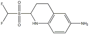 1-(difluoromethane)sulfonyl-1,2,3,4-tetrahydroquinolin-6-amine Struktur