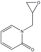 1-(oxiran-2-ylmethyl)pyridin-2(1H)-one Struktur