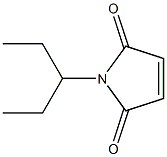 1-(pentan-3-yl)-2,5-dihydro-1H-pyrrole-2,5-dione Struktur