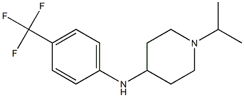 1-(propan-2-yl)-N-[4-(trifluoromethyl)phenyl]piperidin-4-amine Struktur