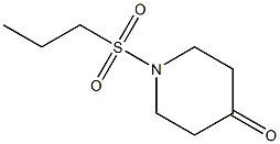 1-(propylsulfonyl)piperidin-4-one Struktur