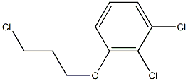 1,2-dichloro-3-(3-chloropropoxy)benzene Struktur