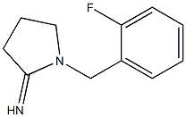 1-[(2-fluorophenyl)methyl]pyrrolidin-2-imine Struktur