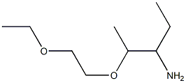 1-[(3-aminopentan-2-yl)oxy]-2-ethoxyethane Struktur