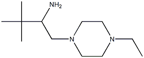 1-[(4-ethylpiperazin-1-yl)methyl]-2,2-dimethylpropylamine Struktur