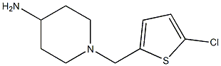 1-[(5-chlorothiophen-2-yl)methyl]piperidin-4-amine Struktur