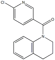 1-[(6-chloropyridin-3-yl)carbonyl]-1,2,3,4-tetrahydroquinoline Struktur