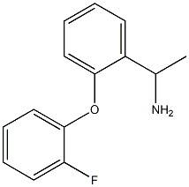 1-[2-(2-fluorophenoxy)phenyl]ethan-1-amine Struktur