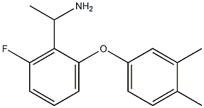 1-[2-(3,4-dimethylphenoxy)-6-fluorophenyl]ethan-1-amine Struktur