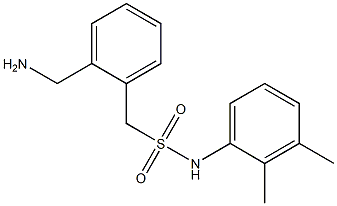 1-[2-(aminomethyl)phenyl]-N-(2,3-dimethylphenyl)methanesulfonamide Struktur