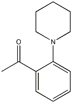 1-[2-(piperidin-1-yl)phenyl]ethan-1-one Struktur