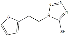 1-[2-(thiophen-2-yl)ethyl]-1H-1,2,3,4-tetrazole-5-thiol Struktur