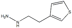 1-[2-(thiophen-3-yl)ethyl]hydrazine Struktur