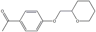 1-[4-(oxan-2-ylmethoxy)phenyl]ethan-1-one Struktur