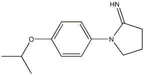 1-[4-(propan-2-yloxy)phenyl]pyrrolidin-2-imine Struktur