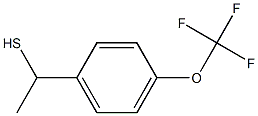 1-[4-(trifluoromethoxy)phenyl]ethane-1-thiol Struktur