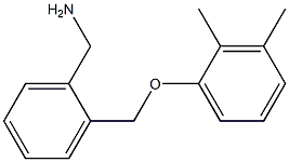 1-{2-[(2,3-dimethylphenoxy)methyl]phenyl}methanamine Struktur