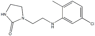 1-{2-[(5-chloro-2-methylphenyl)amino]ethyl}imidazolidin-2-one Struktur