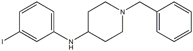 1-benzyl-N-(3-iodophenyl)piperidin-4-amine Struktur