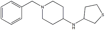 1-benzyl-N-(thiolan-3-yl)piperidin-4-amine Struktur