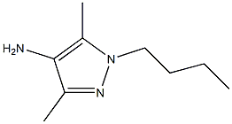 1-butyl-3,5-dimethyl-1H-pyrazol-4-amine Struktur