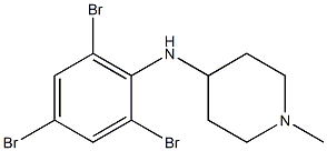 1-methyl-N-(2,4,6-tribromophenyl)piperidin-4-amine Struktur