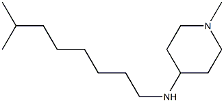 1-methyl-N-(7-methyloctyl)piperidin-4-amine Struktur