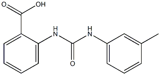 2-({[(3-methylphenyl)amino]carbonyl}amino)benzoic acid Struktur