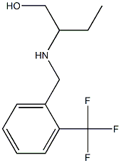 2-({[2-(trifluoromethyl)phenyl]methyl}amino)butan-1-ol Struktur