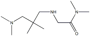 2-({2-[(dimethylamino)methyl]-2-methylpropyl}amino)-N,N-dimethylacetamide Struktur