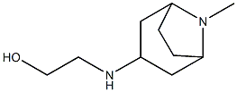 2-({8-methyl-8-azabicyclo[3.2.1]octan-3-yl}amino)ethan-1-ol Struktur