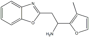 2-(1,3-benzoxazol-2-yl)-1-(3-methylfuran-2-yl)ethan-1-amine Struktur