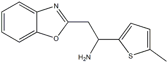 2-(1,3-benzoxazol-2-yl)-1-(5-methylthiophen-2-yl)ethan-1-amine Struktur