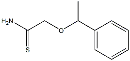 2-(1-phenylethoxy)ethanethioamide Struktur