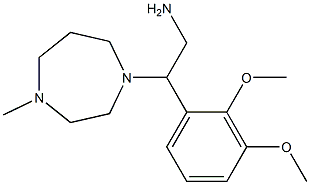 2-(2,3-dimethoxyphenyl)-2-(4-methyl-1,4-diazepan-1-yl)ethan-1-amine Struktur