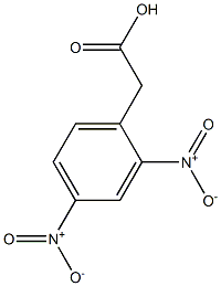 2-(2,4-dinitrophenyl)acetic acid Struktur