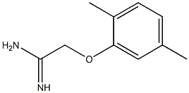 2-(2,5-dimethylphenoxy)ethanimidamide Struktur